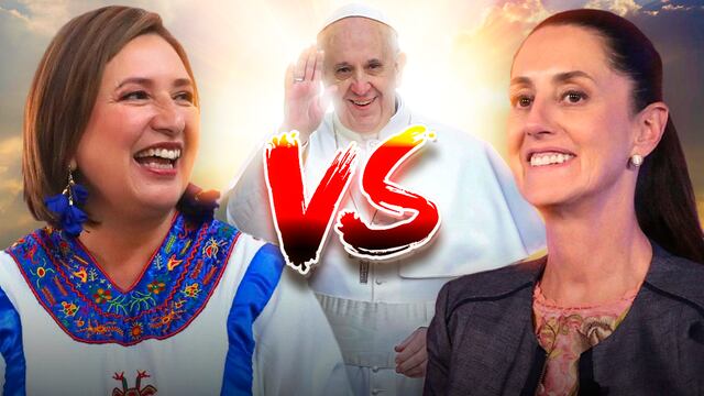 Xóchitl Gálvez y Claudia Sheinbaum buscaron al papa Francisco en la intercampaña