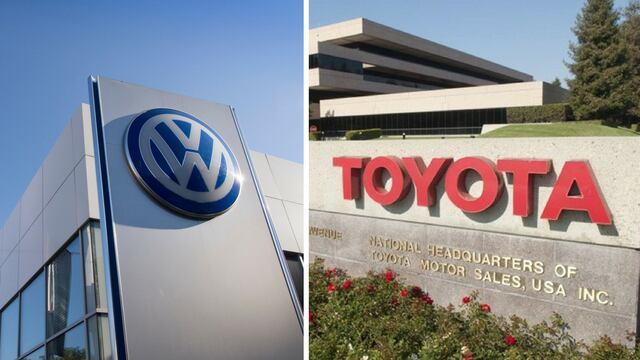 Plantas de las automotrices Toyota  y Volkswagen
