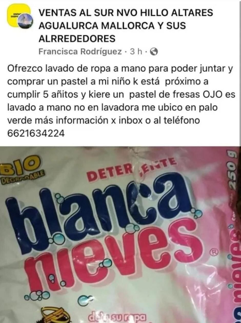 Publicación de Facebook