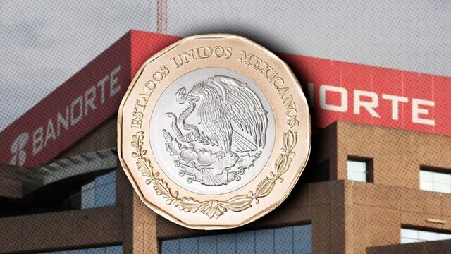Moneda de 20 pesos Banorte