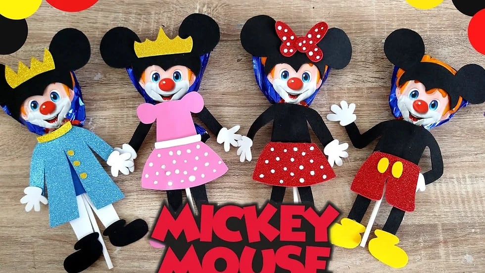 Paleta payaso para el 30 de abril: Mickey Mouse