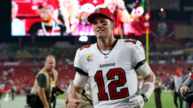 Tom Brady en un partido de los Tampa Bay Buccaneers.