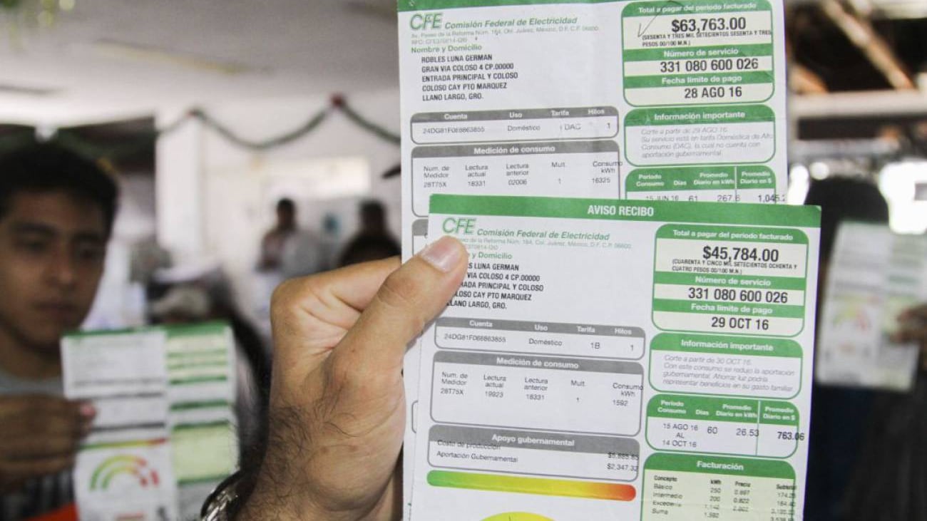 Lista de estados que tendrán descuento en recibo de CFE en junio