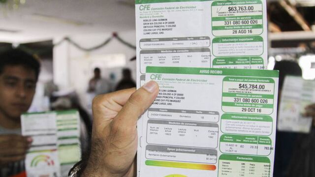 Recibo de luz CFE