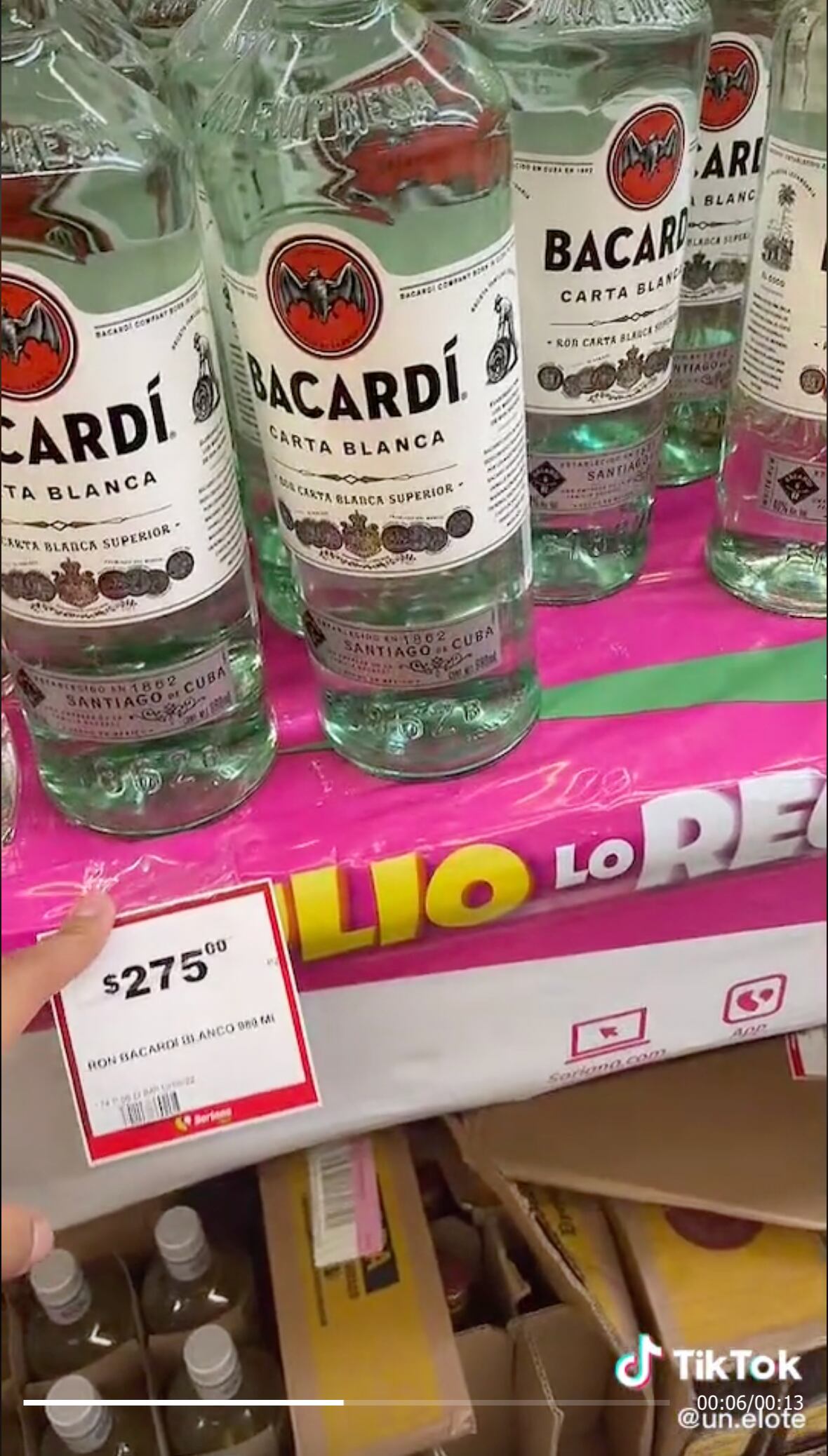Felipe Calderón aprueba: venden Bacardi al 70% de descuento