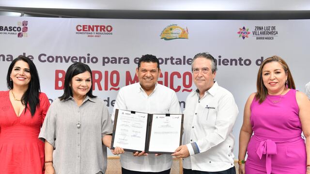 Javier May impulsa desarrollo del Barrio Mágico de Villahermosa