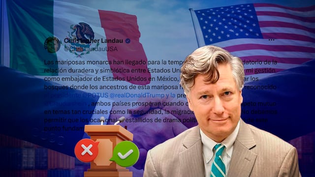 Christopher Landau llama a cuidar relación México-Estados Unidos ante “drama político”