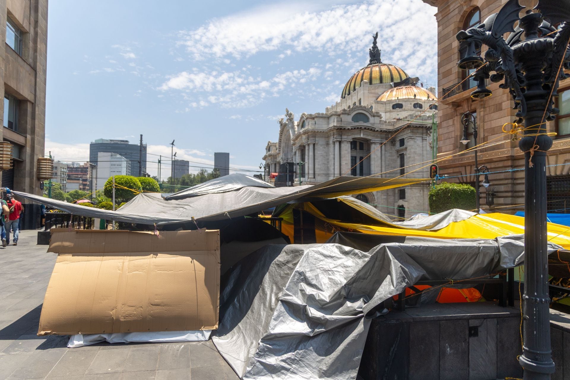 Plantón de la Sección 22 de la CNTE en la CDMX.