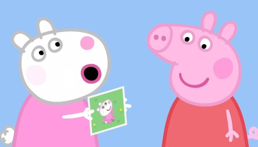 Peppa Pig y Suzy Oveja recuerdan cuando eran chiquitas
