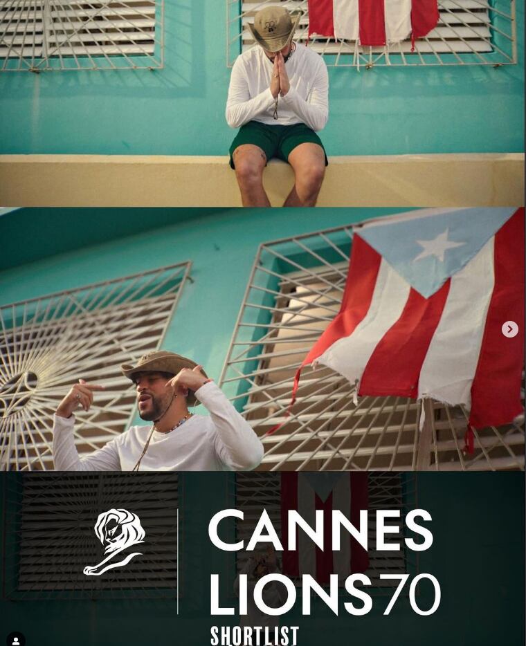 Bad Bunny gana nominación en el Festival de Cannes por su video “El Apagón”