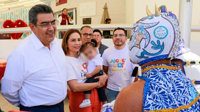 Sergio Salomón Céspedes celebró el Día del Niño en Puebla