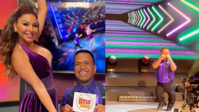 Medio Metro saca su "beso corazón" con Gaby Ramírez en Las Estrellas Bailan en Hoy