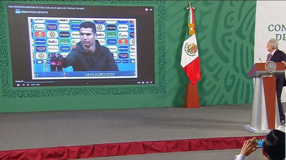 AMLO destaca acción de Cristiano Ronaldo