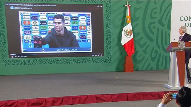 AMLO destaca acción de Cristiano Ronaldo