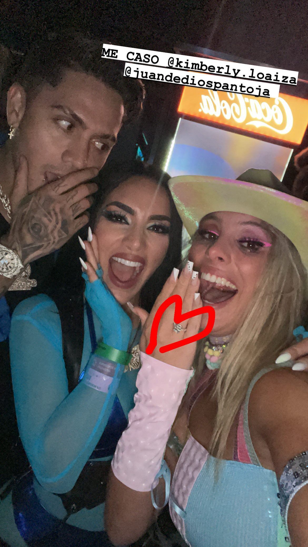 Juan de Dios Pantoja, Kimberly Loaiza y Lele Pons
