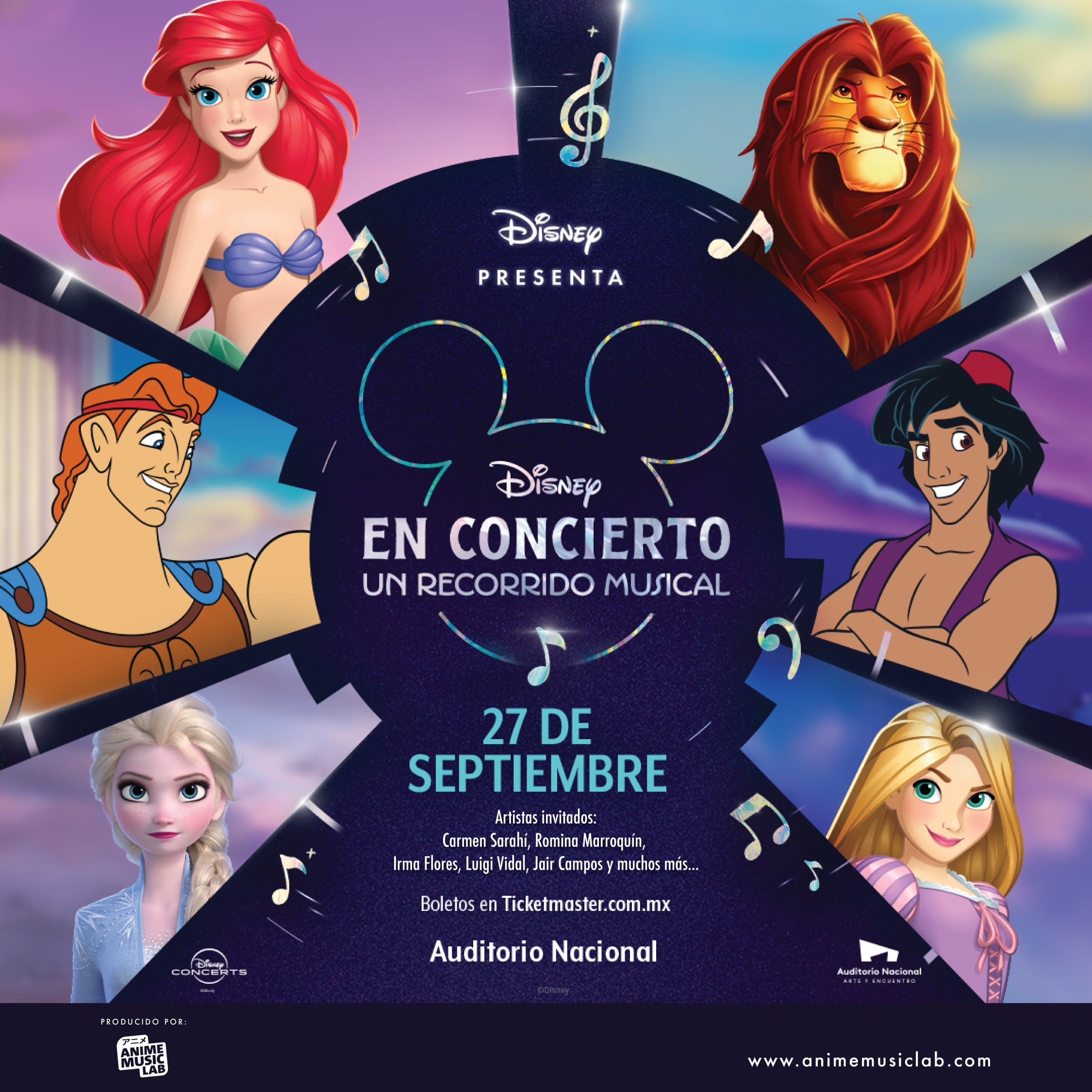 Disney en Concierto: Un Recorrido Musical en el Auditorio Nacional