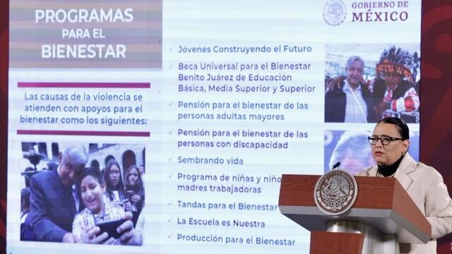 Rosa Icela Rodríguez destaca reducción de secuestros, homicidios dolosos y robo de autos durante 2022