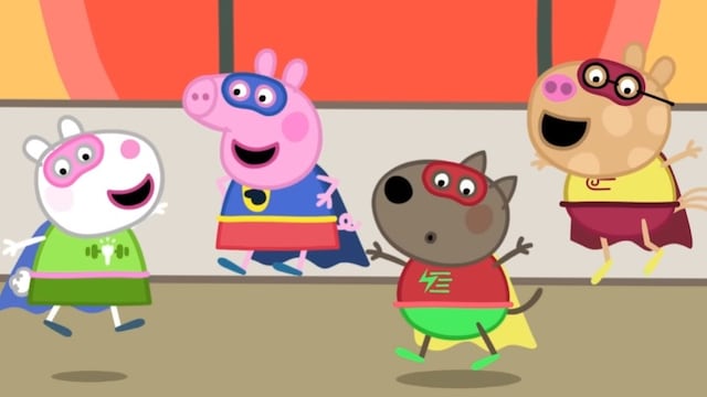 Super Peppa Pig y sus amigos superhéroes