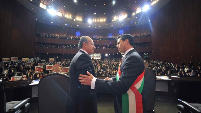 Felipe Calderón y Enrique Peña Nieto. Exigencias.