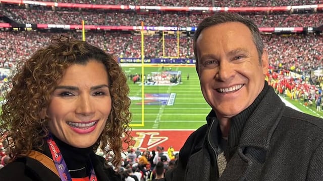 Alan Tachery su esposa, Cristina Bernal