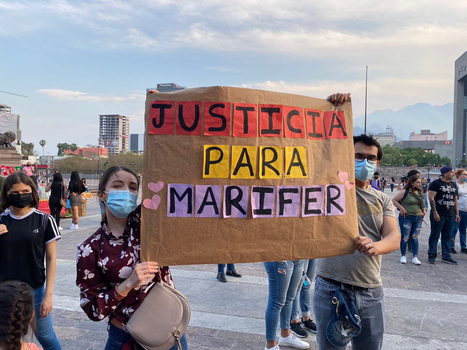 Protesta por justicia para María Fernanda Contreras Ruíz
