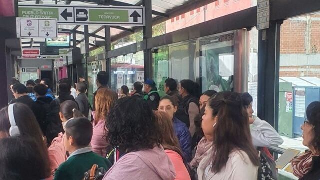 Aglomeraciones en Metrobús CDMX