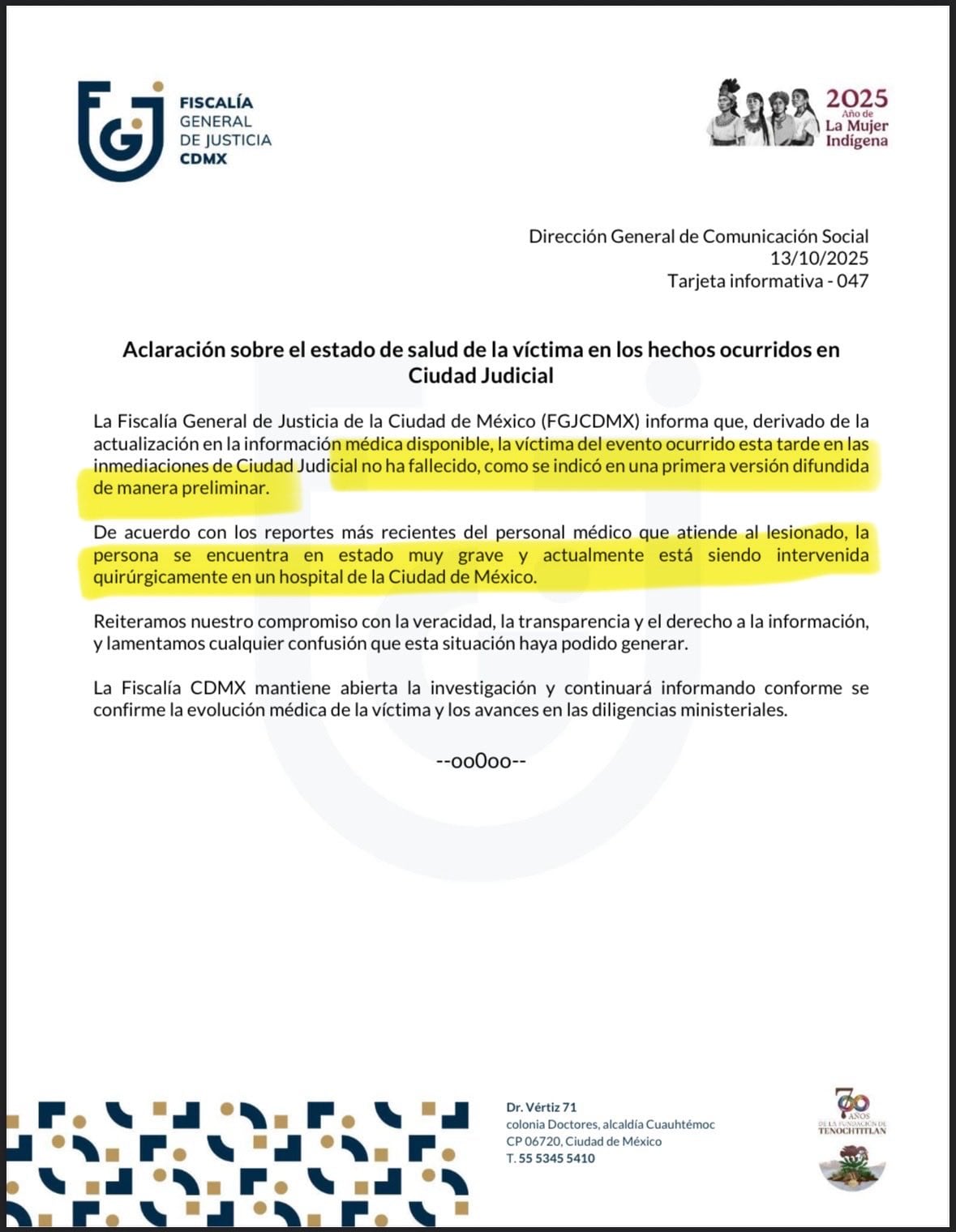 Fiscalía General de Justicia