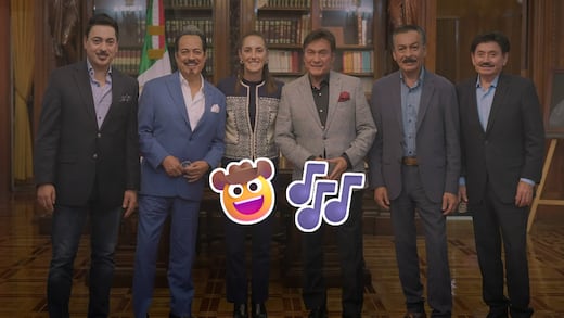 Claudia Sheinbaum recibe a Los Tigres del Norte en Palacio Nacional