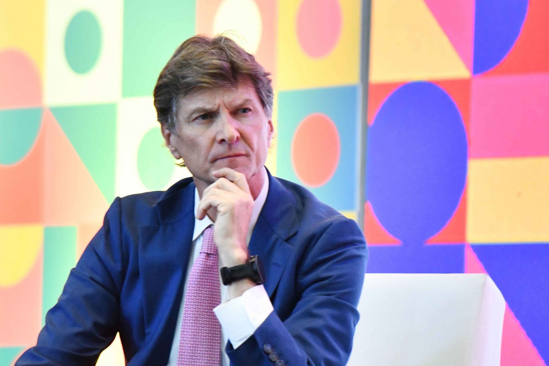 Enrique de la Madrid, durante el primer foro "Diálogos Ciudadanos" del Frente Amplio por México