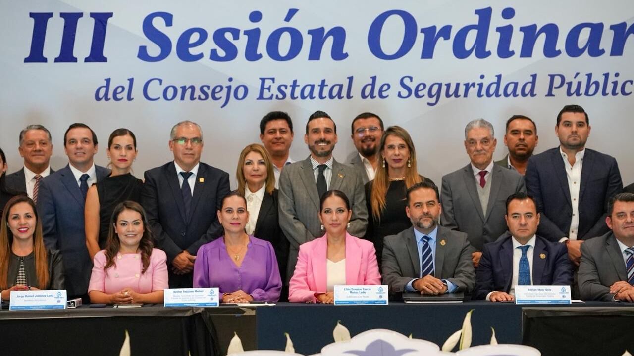 Libia Dennise encabeza 3ra Sesión Ordinaria del Consejo Estatal de Seguridad Pública
