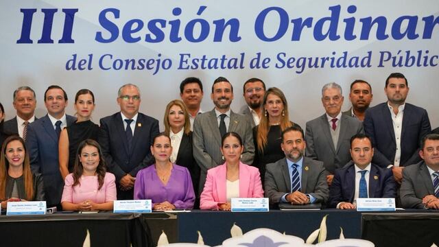 Libia Dennise encabeza la 3ra Sesión Ordinaria del Consejo Estatal de Seguridad Pública.