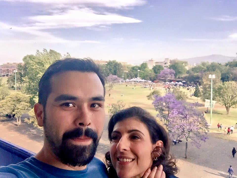 Jorge Álvarez Máynez y su ex esposa, Karina Gidi