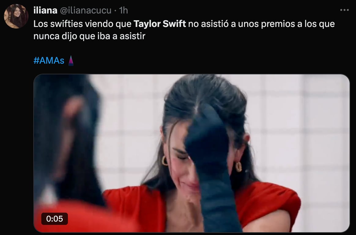 Taylor Swift puso de cabeza los American Music Awards 2025