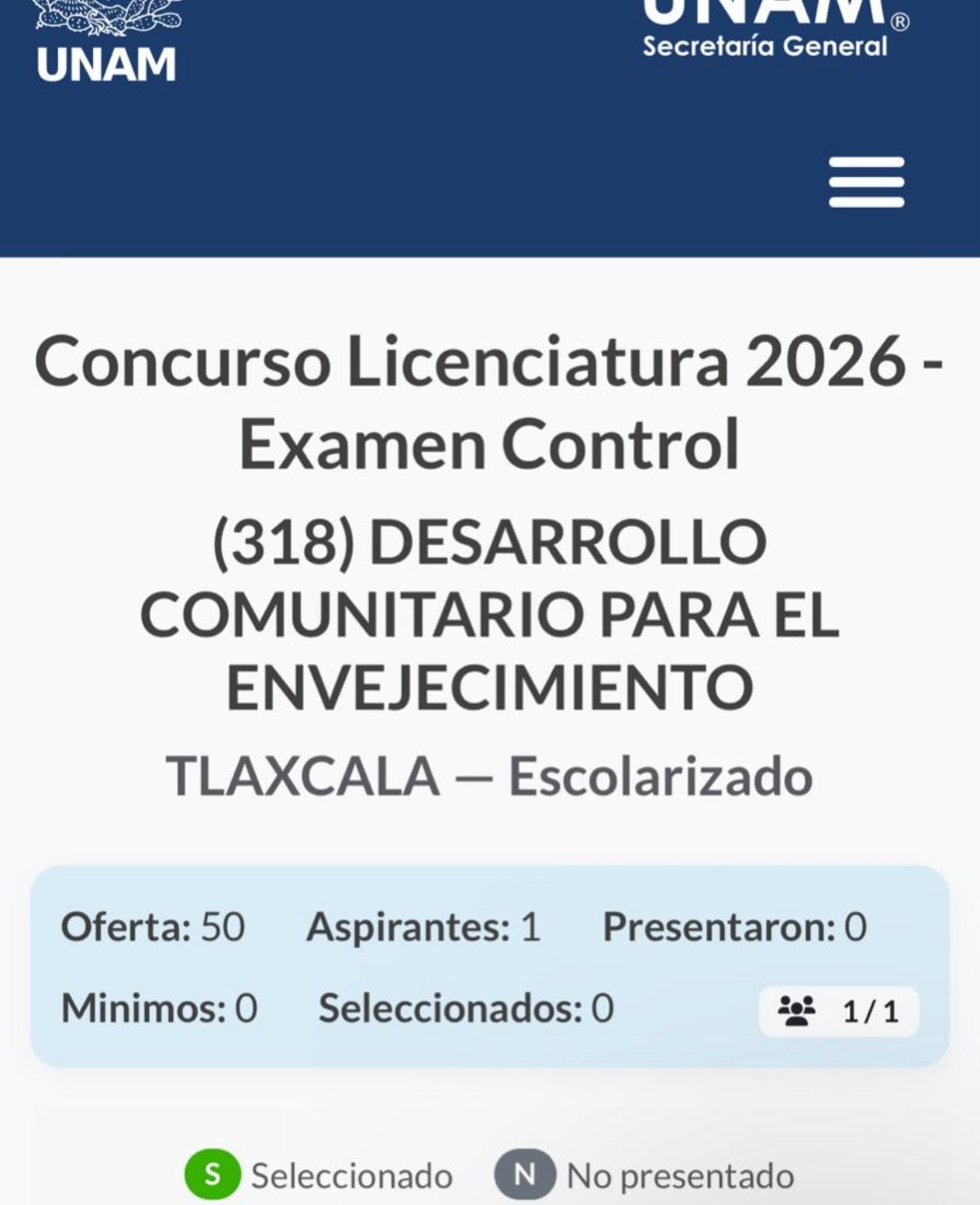 Registros para la licenciatura de la UNAM en Tlaxcala