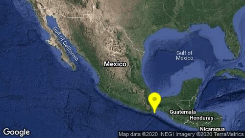 Reportan sismo de magnitud 5.5 con epicentro en Oaxaca