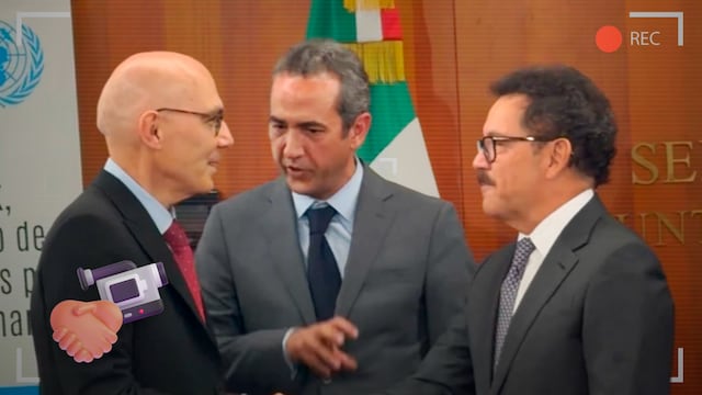 Ignacio Mier y Volker Türk se reúnen en el Senado por desapariciones en México