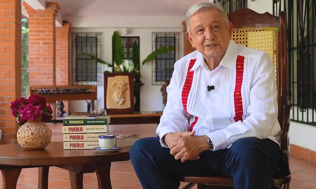 AMLO reaparece en YouTube con un mensaje desde Palenque