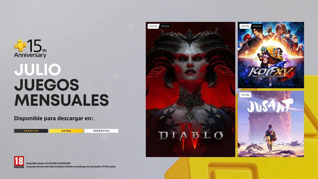 Juegos gratis de PlayStation Plus julio 2025