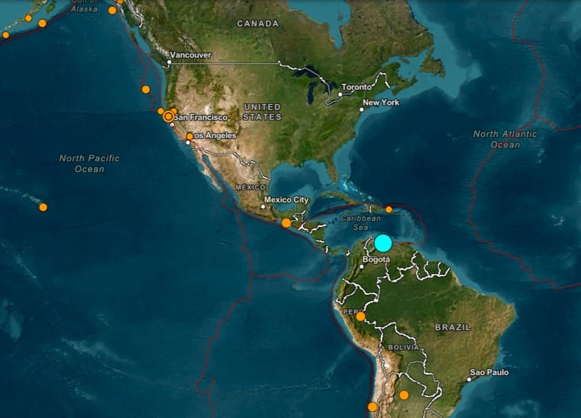 Alerta de tsunami en el Caribe tras fuerte sismo en Venezuela