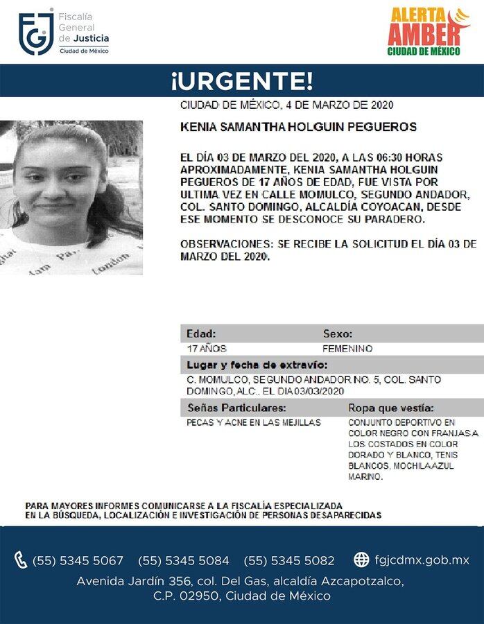 Kenia Samantha Holguín Pegueros