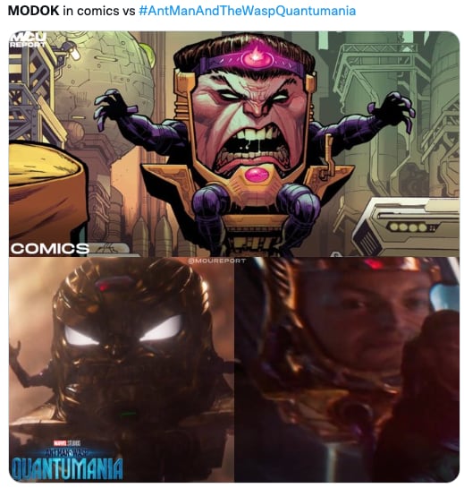 Apariencia de MODOK en 'Ant-Man and the Wasp: Quantumania' desata memes