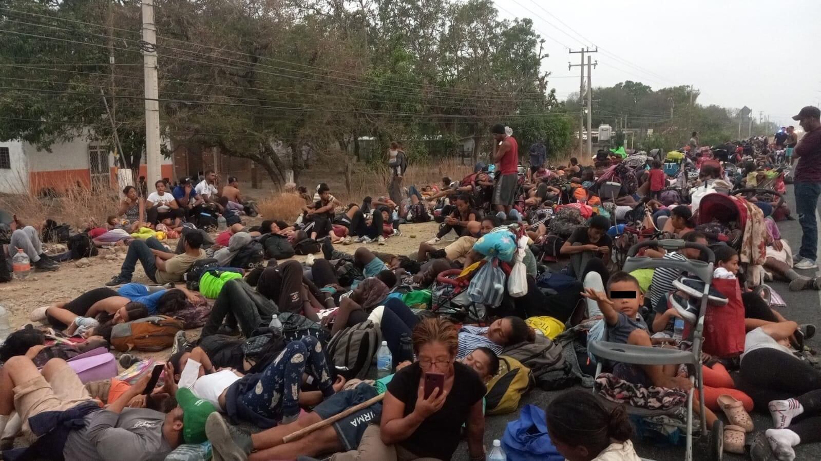Caravana migrante 2024 en Oaxaca