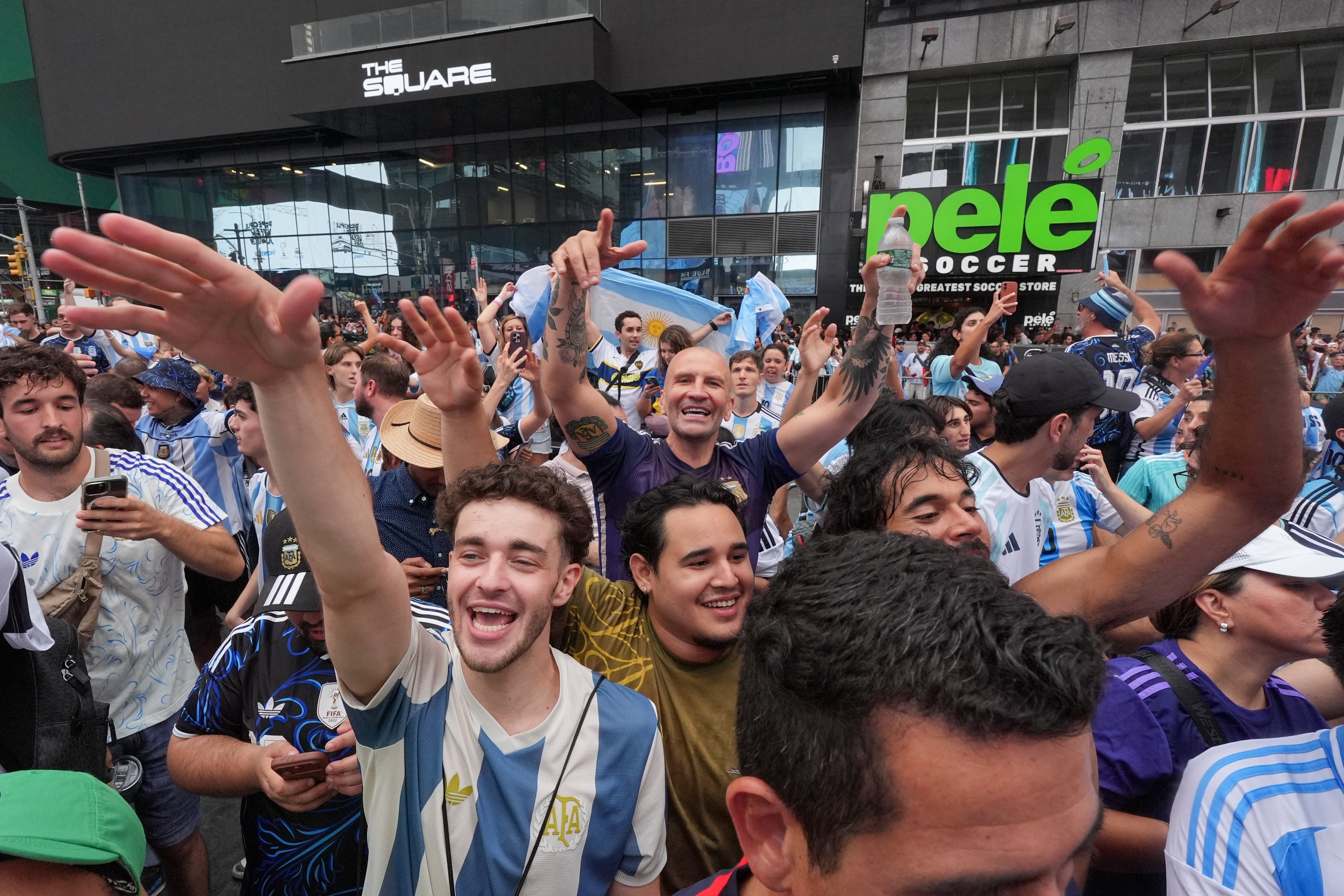 Times Square se divide por final del Mundial 2026