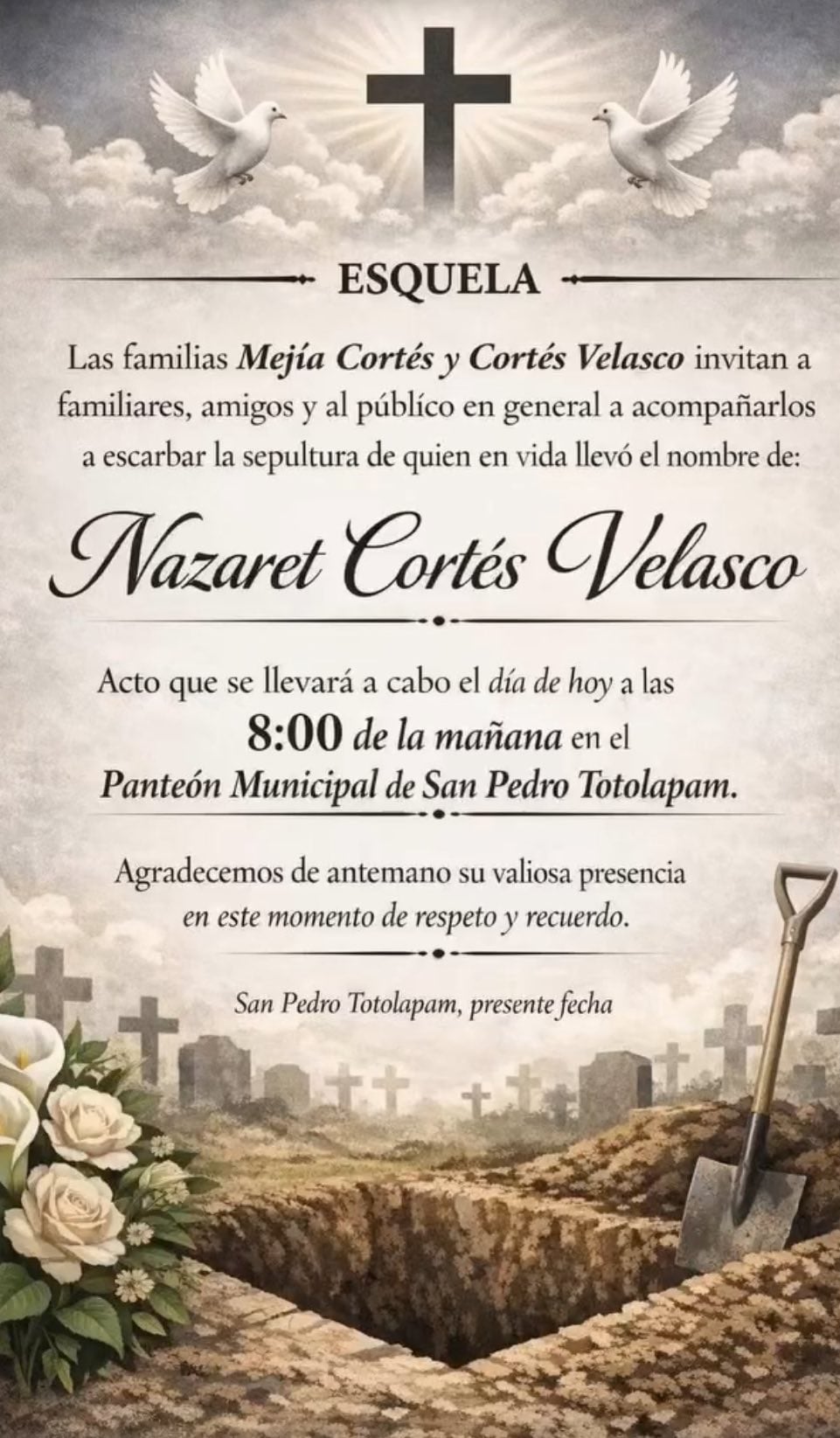 Asesinan en Oaxaca a Nazareth Cortés Velasco, comisaria ejidal y activista