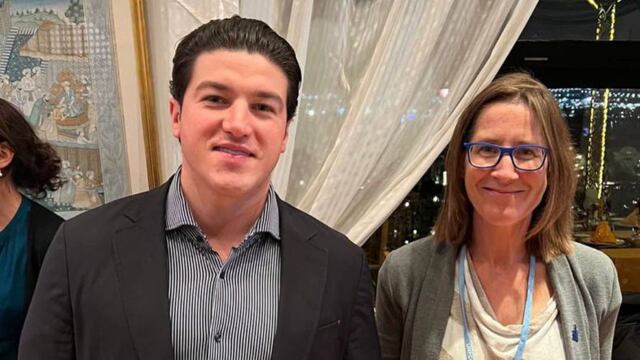 Samuel García, gobernador de Nuevo León, en Egipto