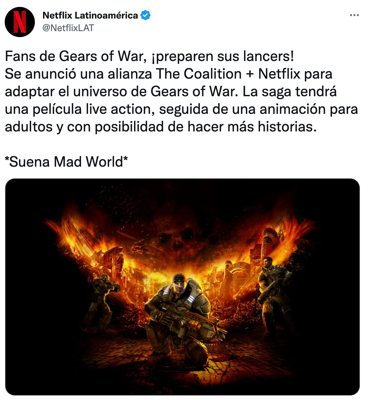 Gears of War Netflix