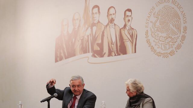 Reunión de López Obrador en febrero pasado.