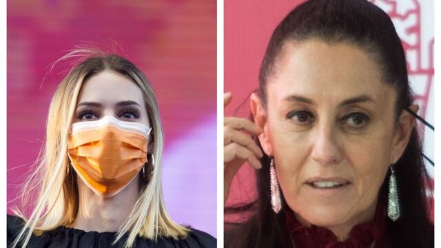 Mariana Rodríguez y Claudia Sheinbaum