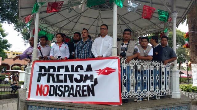 Manifestación por asesinato de periodista Aurelio Campos