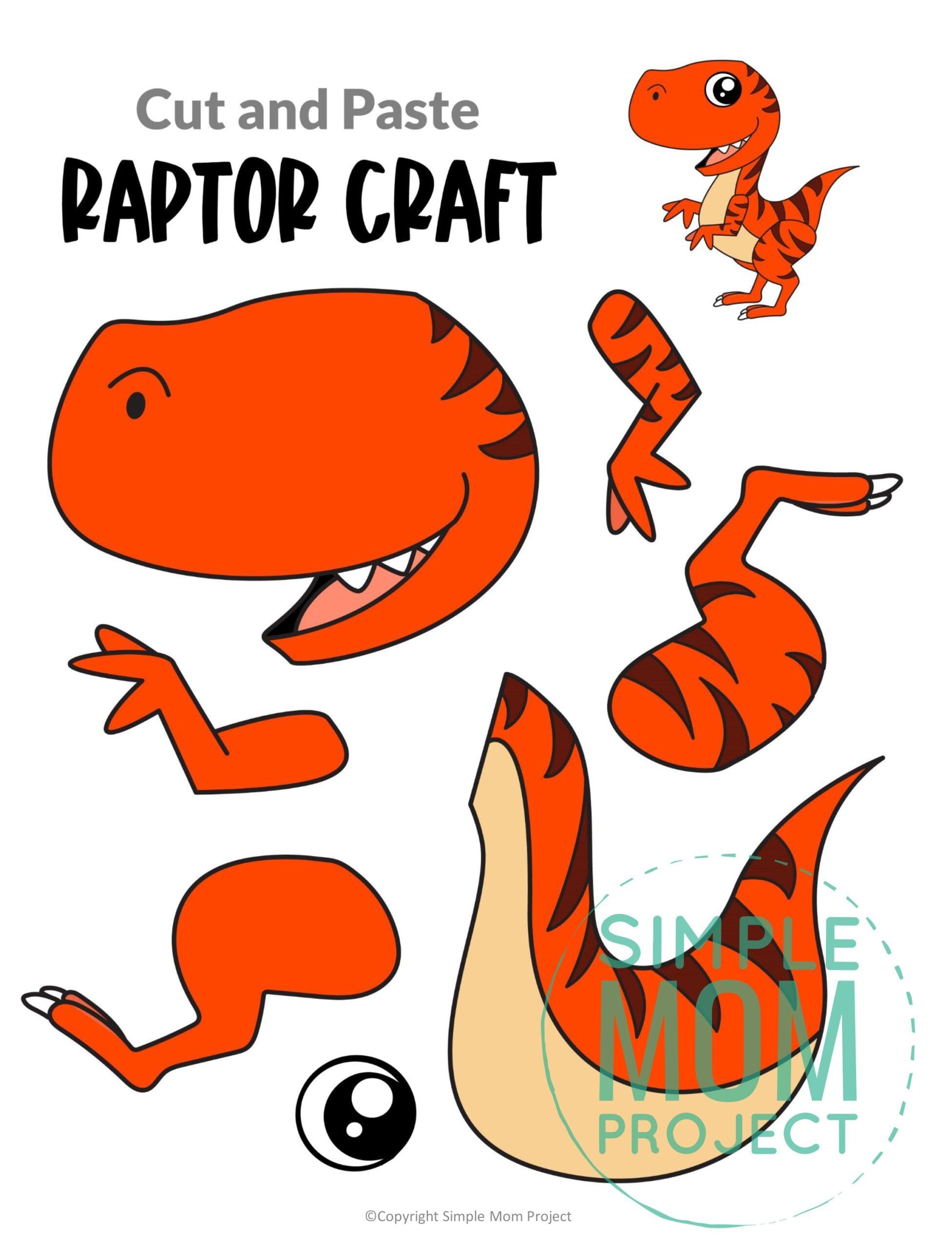 Plantilla de dinosaurio de Peppa Pig